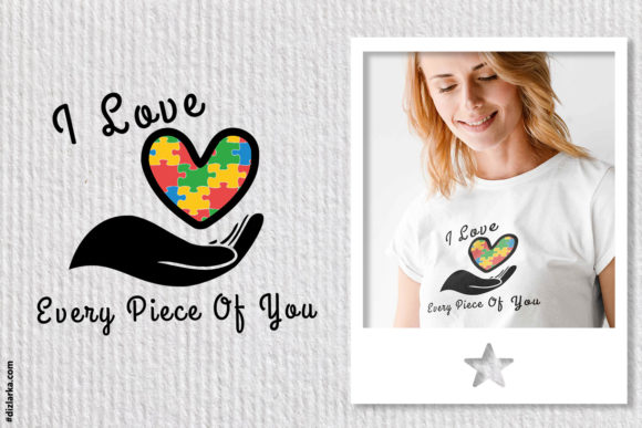 Autism Proud Mom Teacher Graphics for Crafts
