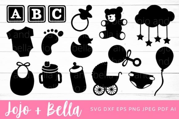 Baby SVG Bundle for Crafts and Graphics