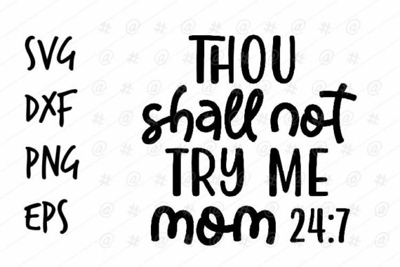 Mom 24 7 SVG for Crafts and Graphics