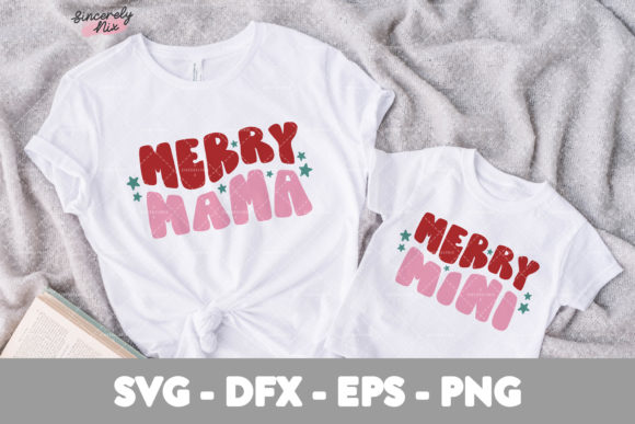 Mom Daughter Christmas SVG for Crafts and Graphics