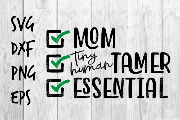 Mom Essential 02 SVG – A Versatile Graphic Design Asset for Crafts