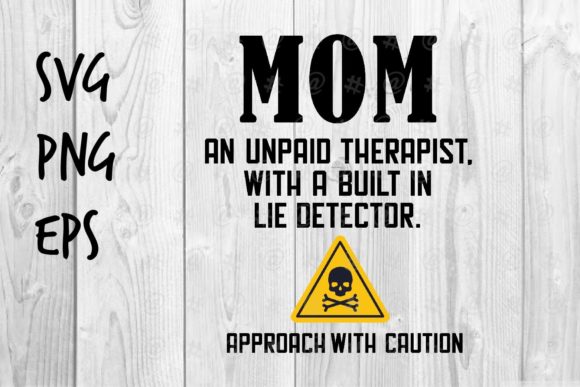 Mom Unpaid Therapist SVG – A Creative Graphic for Crafts and Web Use