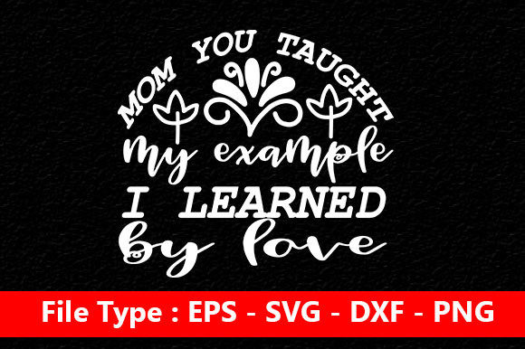 Mother's Day SVG Design for Crafts and Graphics