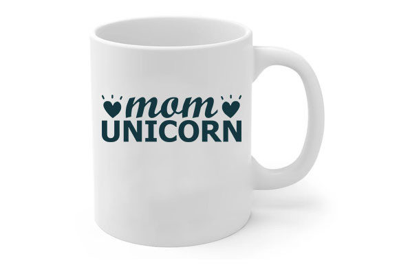 Unicorn Svg Design, Mom Unicorn for Crafts and Graphics