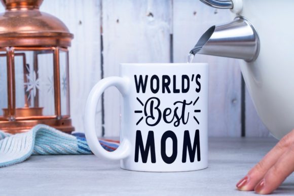 World's Best Mom SVG for Crafts and Graphics
